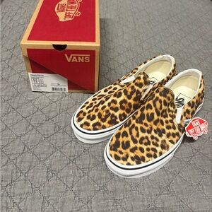 Vans Wild Leopard Slip-On Sneakers
